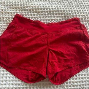 Lululemon speed shorts